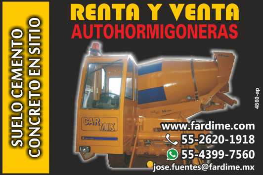 Rent, Sale, Truck mixers, Cement Floor, Concrete in Site, Carmix