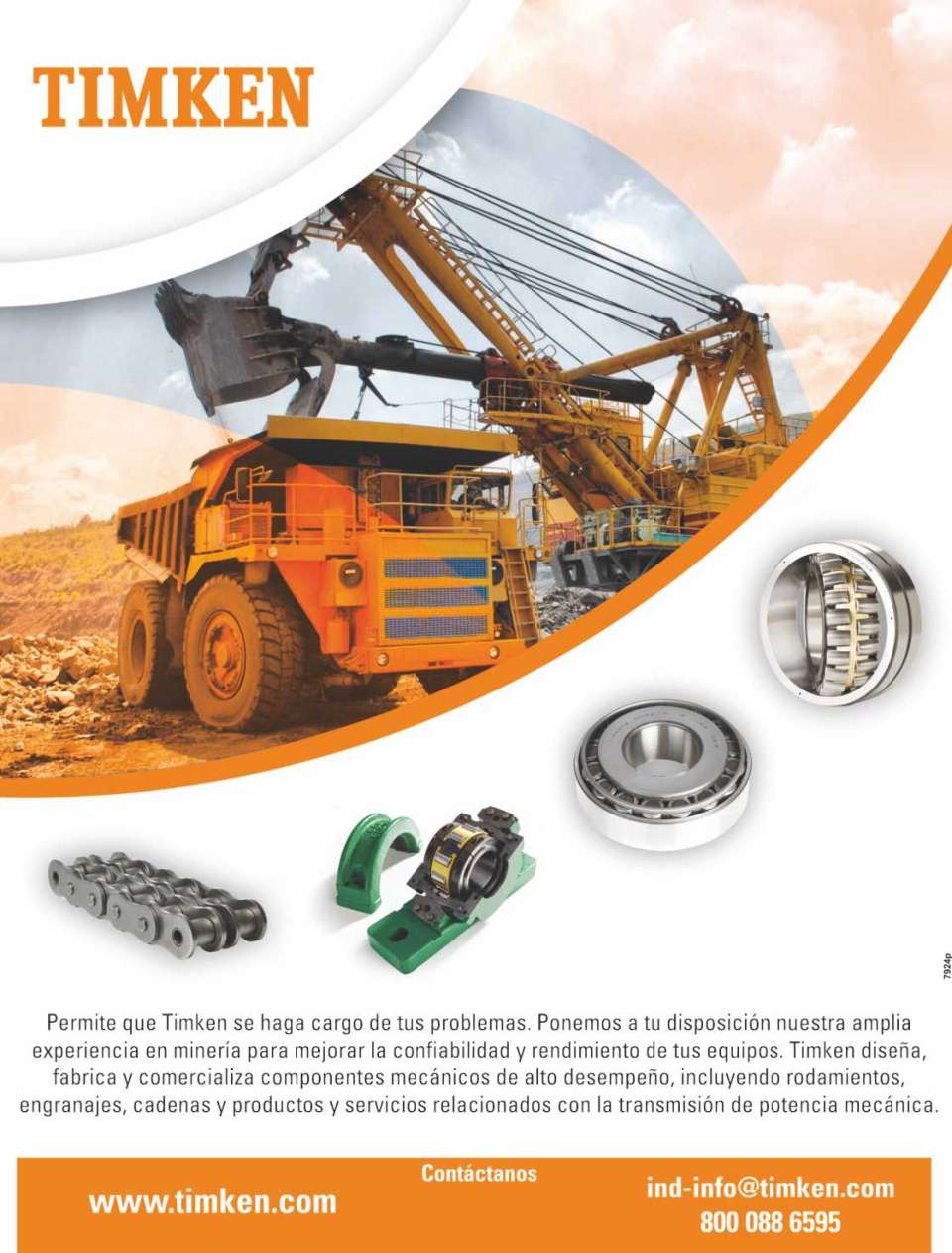 High performance mechanical components. Ball Bearings and Bearings, Chains, Components and Spare Parts, Gears, Bearings. TIMKEN