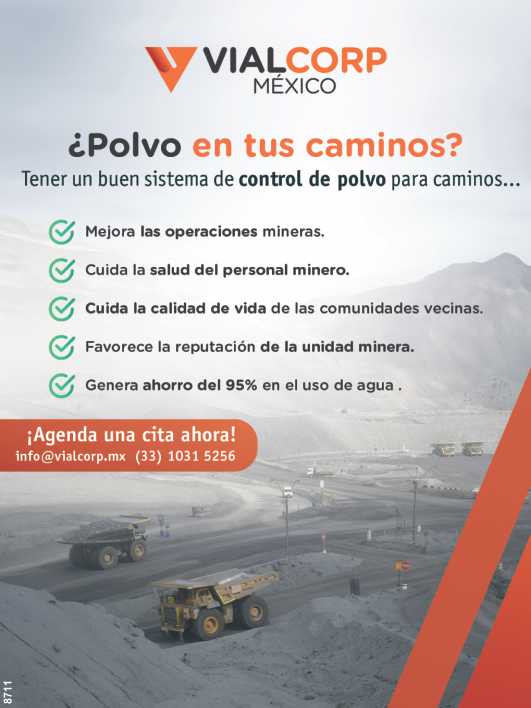 Tener un Sistema de Control de polvo para caminos: Mejora las Operaciones Mineras, Cuida la Salud del Personal y la Calidad de vida, Genera un ahorro del 95% en uso de agua.